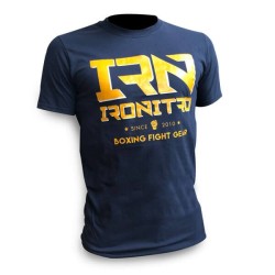 T-Shirt IRONITRO Boxing New Since 2019 blue