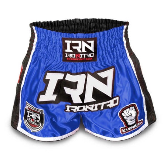 Pantaloncini K1 Muay Thai IRONITRO "HIRO" Blue