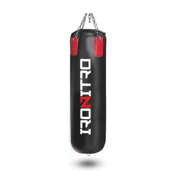 Sacco da Boxe Ironitro Pelle Elite Professional 180 x diam. 40 x 80 KG