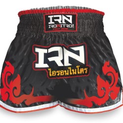 Muay Thai Ironitro shorts New tribal Black Red
