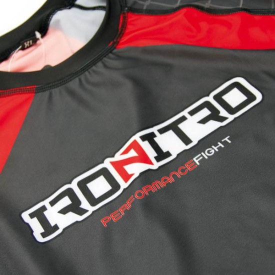 Rashguard Blu MMA Grappling 2.0 IRONITRO CAGE FIGHT