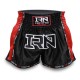 Short K1 Muay Thai IRONITRO "Laser" Black / Red