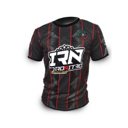 Ironitro t-shirt Soccer "TEAM" black / red