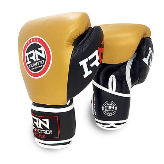 Guantoni Boxe IRONITRO MONTEREY GOLD 14 OZ.