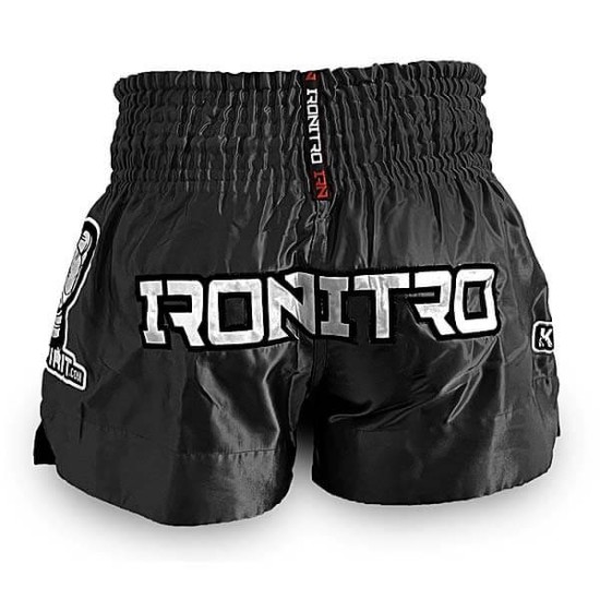 Pantaloncini NITRO THAI Muay Thai K1 "FIGHT" Black